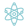 Nuclear atom icon